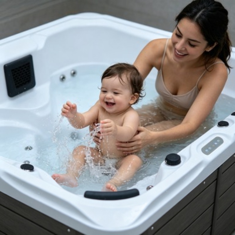 Spa Massager - Akrilik Jakuzili Masajlı Açık Hava 3