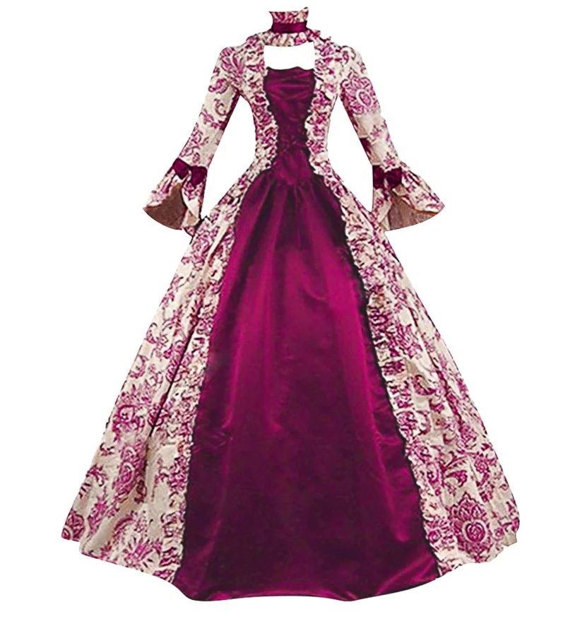 Bathrobe - Artı Boyutu Kadın Ortaçağ Marie Antoinette