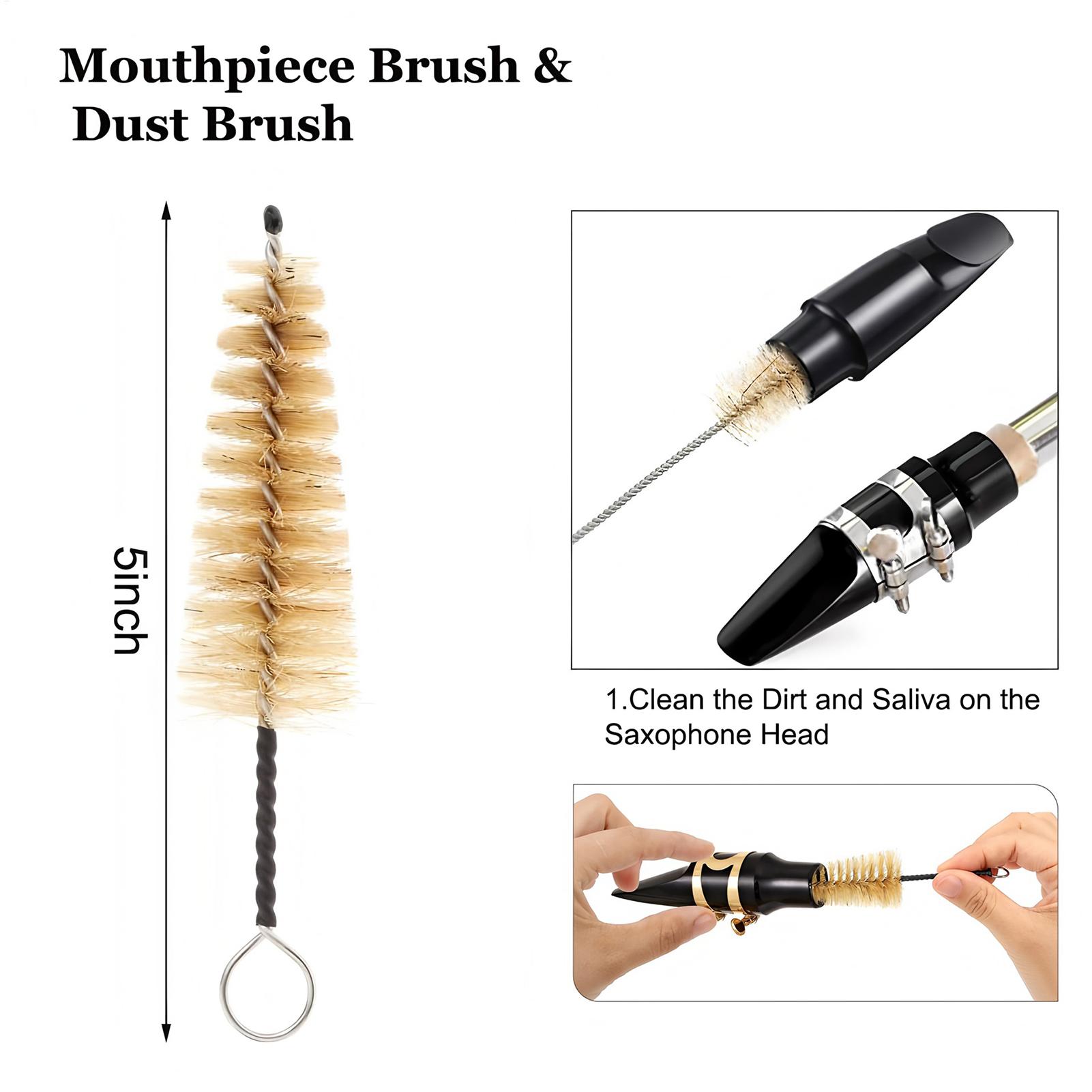 Body Brush - Saksafon Temizleme Seti, Süper Emici Enstrüman