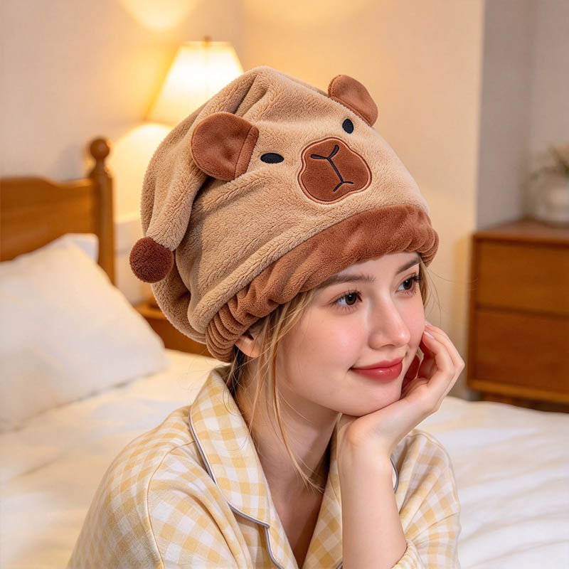 Kapibara Desenli Mercan Polar  - Spa Towel incelemesi ve fiyatı