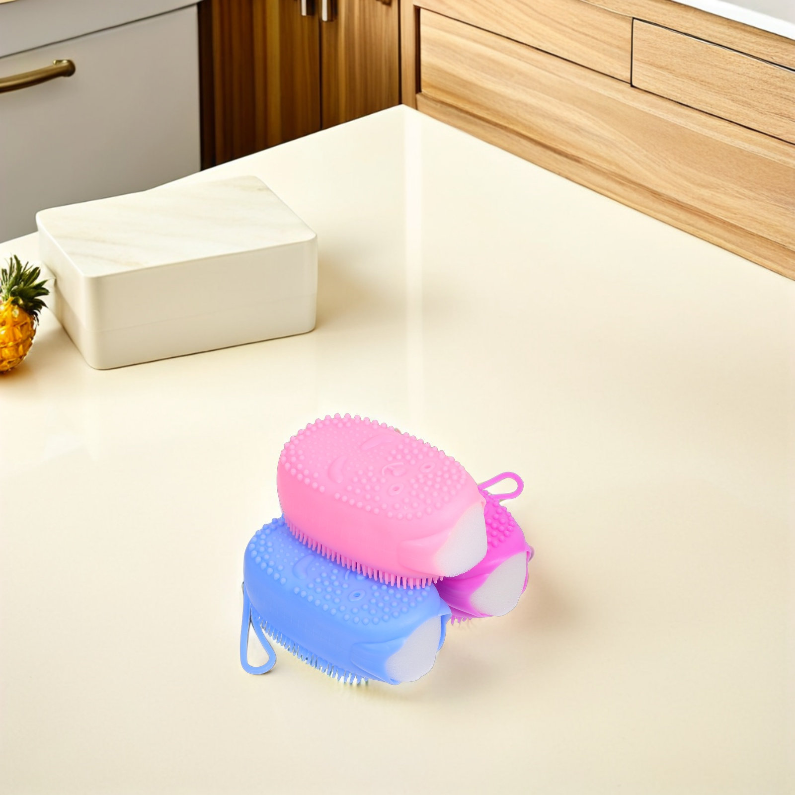 3 Adet Silikon Duş Fırçası, Çi - Body Brush incelemesi ve fiyatı