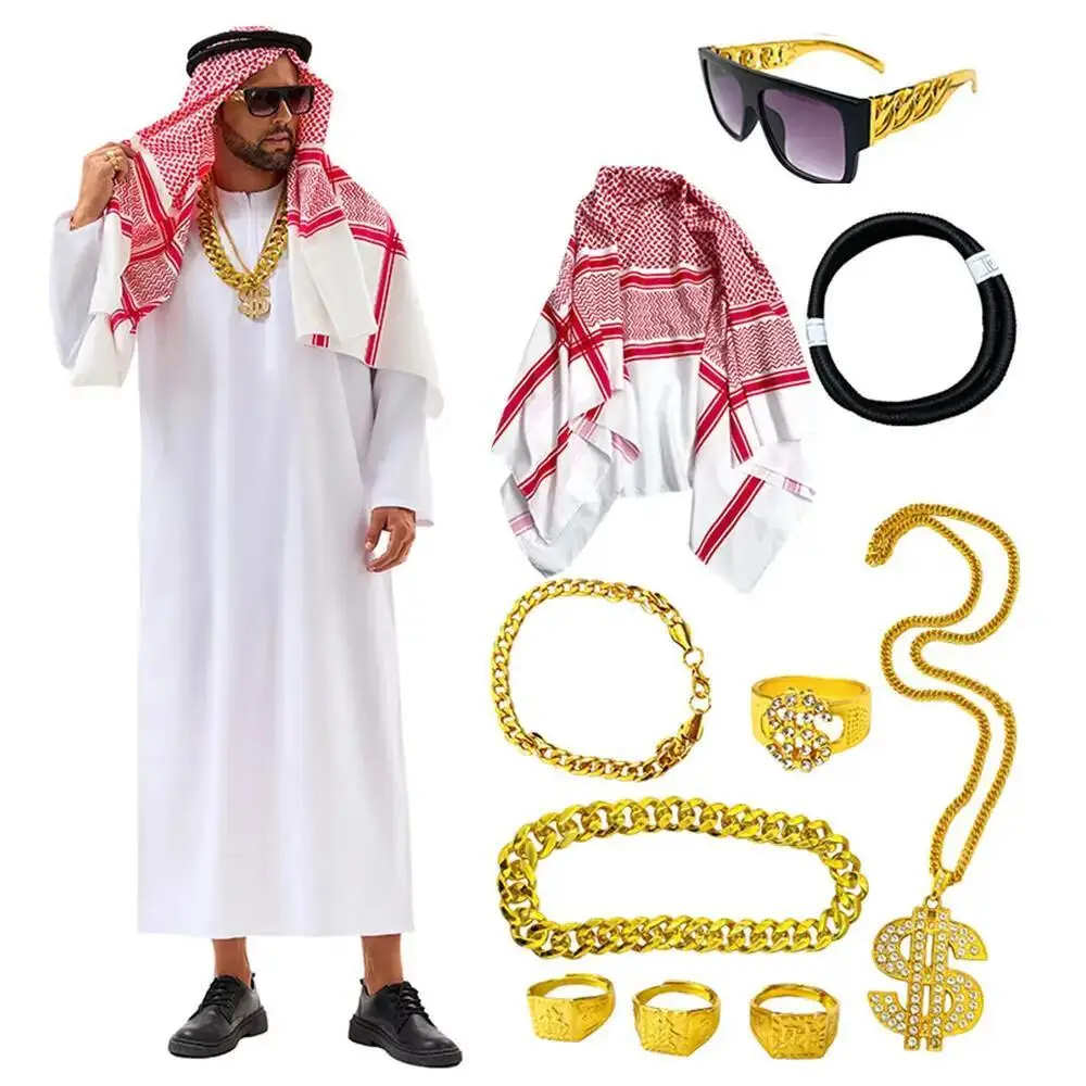 Arap Dubai Kostümü BAE Şeyh Co - Bathrobe incelemesi ve fiyatı